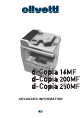Olivetti d-Copia 200MF Advanced Information
