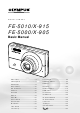 Olympus FE-5000 Basic Manual