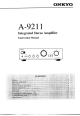 Onkyo A-9211 Instruction Manual