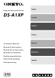 Onkyo DS-A1XP Instruction Manual