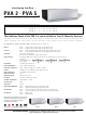 Anthem PVA 2 Specifications