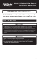 Aprilaire 75 Installation Instructions Manual