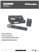 Shure ULX Wireless System User Manual