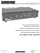 Shure SCM268 User Manual