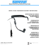 Shure WH30TQG User Manual