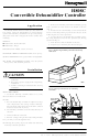 Honeywell H808C Manual