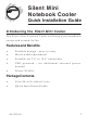 SIIG Silent Mini Notebook Cooler Quick Installation Manual