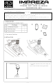 Subaru IMPREZA Installation Instructions