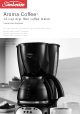 Sunbeam Aroma Coffee PC4700 Instruction Booklet
