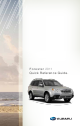 Subaru Forester 2011 Quick Reference Manual