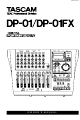 Tascam DP-01 Owner's Manual
