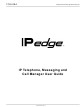 Toshiba IP EDGE User Manual