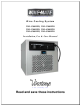 Vinotemp WINE-MATE WM-1500HZD Installation, Use & Care Manual