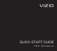 Vizio 15.6” Notebook Quick Start Manual
