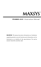 DSC MAXSYS PC4020 Instruction Manual