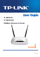 TP-Link TL-WR841N User Manual