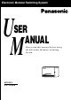 Panasonic KX-T206E User Manual