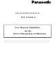 Panasonic KX-TA624-4 User Manual Addendum