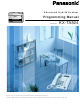 Panasonic KX-TA824 Programming Manual