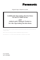 Panasonic KX-T7400 Series User Manual Addendum