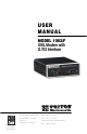 Patton electronics 1082/F User Manual