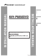 Pioneer AVH-P6850DVD Installation Manual