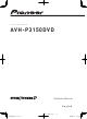 Pioneer AVH-P3150DVD Operation Manual