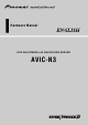 Pioneer AVIC-N3 Hardware Manual