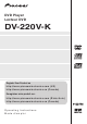 Pioneer DV-220V-K Operating Instructions Manual