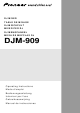 Pioneer DJM-909 Operating Instructions Manual