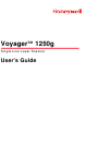 Honeywell VOYAGER 1250G User Manual