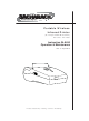 Bacharach Portable Wireless Infrared Printer Operation & Maintenance Instructions Manual