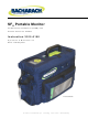 Bacharach SF6 Portable Monitor Instruction