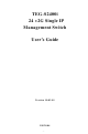 TRENDnet TEG-S2400i User Manual