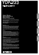 Yamaha YDP-223 Manual De Instrucciones