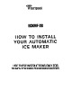 Whirlpool ECKMF-28 Installation Instructions Manual