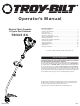 Troy-Bilt TB525 EC Operator's Manual