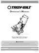Troy-Bilt Squall2100 Operator's Manual