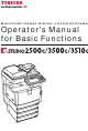 Toshiba e-STUDIO2500c Operator's Manual