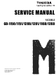 Toshiba GD-1150 Service Manual