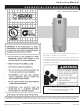 State Water Heaters GS675YRVLT Instruction Manual