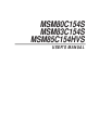 Oki MSM85C154HVS User Manual