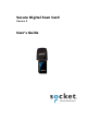 Socket Secure Digital Scan Card Series 3 User Manual