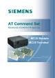 Siemens MC35 Command Set