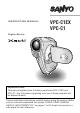 Sanyo Xacti VPC-C1EX Instruction Manual