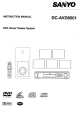 Sanyo DC-AVD8501 Instruction Manual