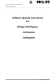 Philips DVP3005/05 Software Upgrade Instructions
