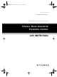 Optimus Stereo Dual-Cassette Karaoke Center Owner's Manual