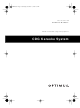 Optimus CDG Karaoke System Owner's Manual