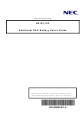 NEC N8103-102 User Manual